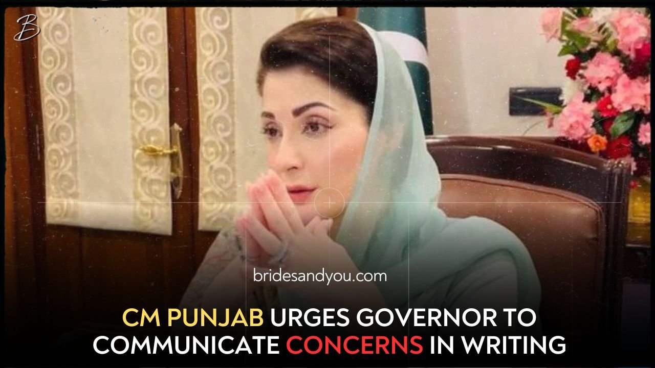Governor Punjab should communicate his concerns in writing: CM Punjab