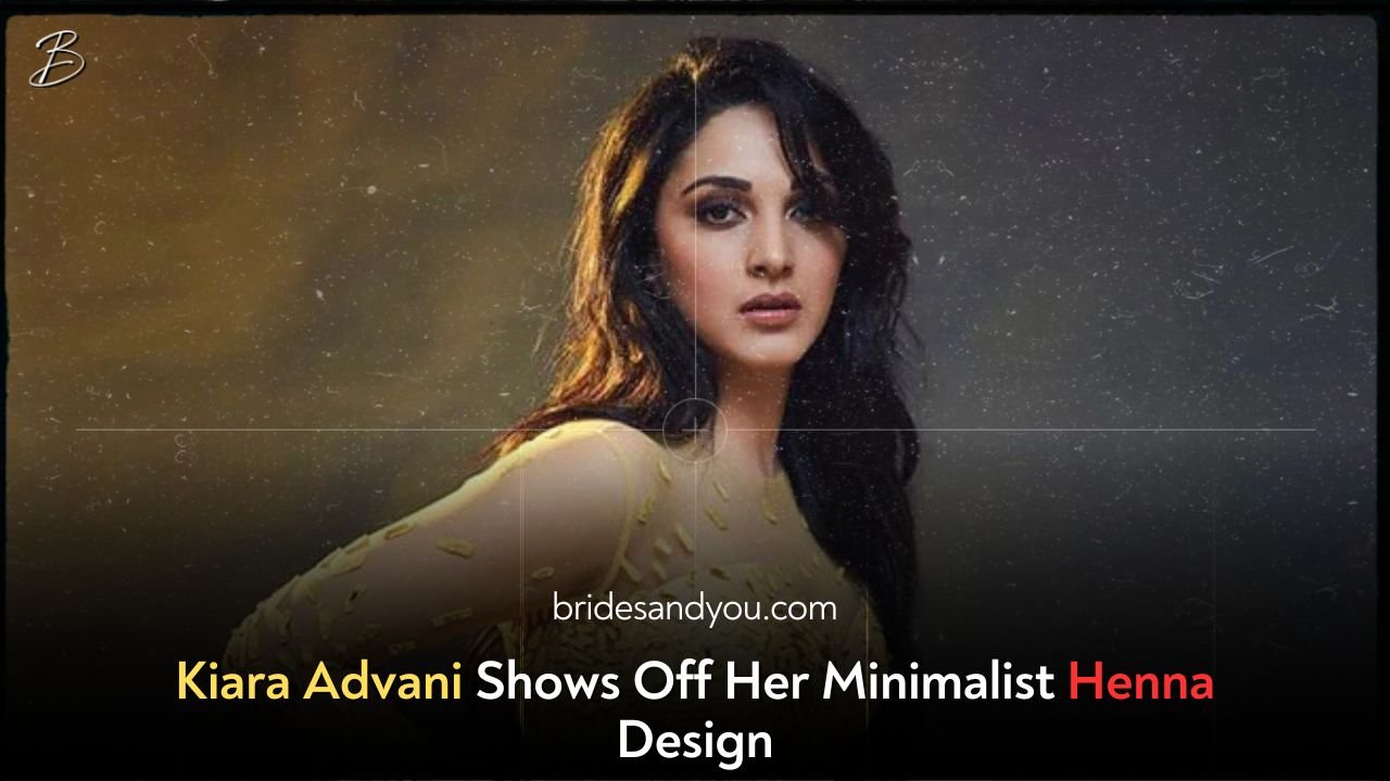 Kiara Advani Shows Off Her Minimalist Henna Design