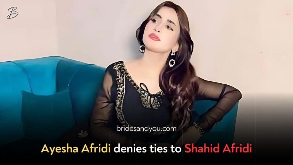 Pakistani Actor Ayesha Afridi Addresses Shahid Afridi Connection Rumors