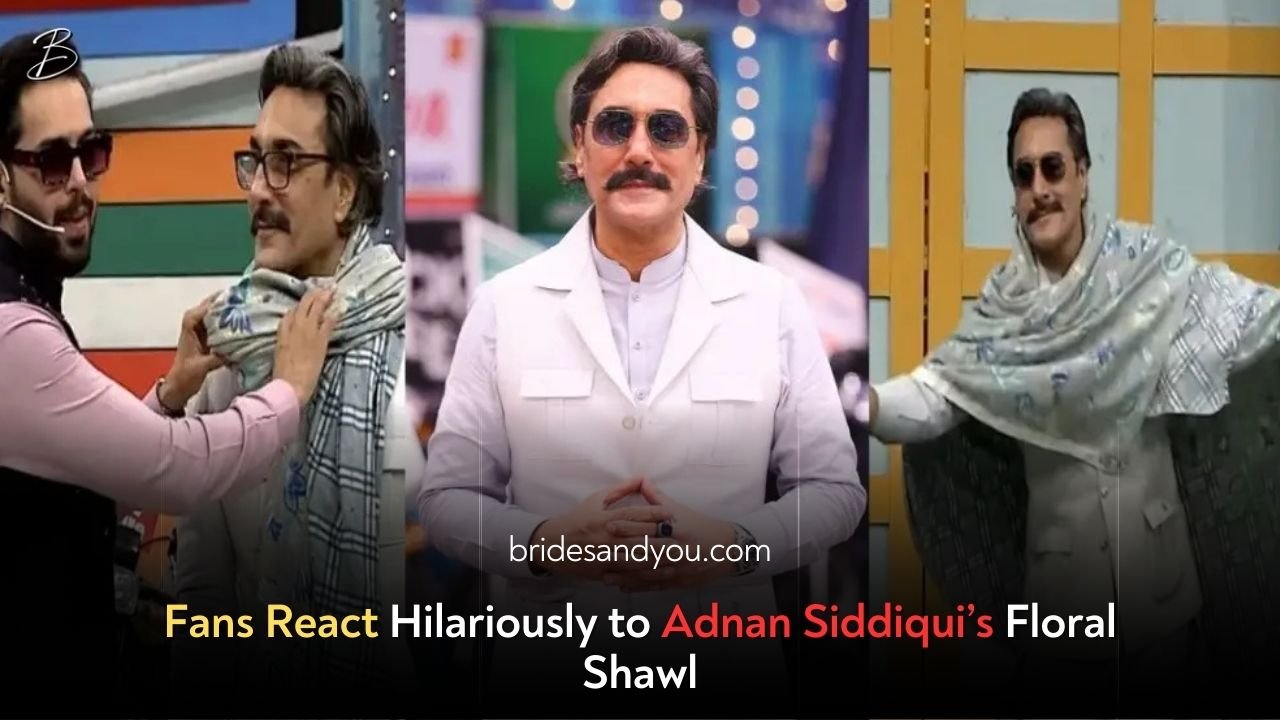 Adnan Siddiqui’s Floral Shawl