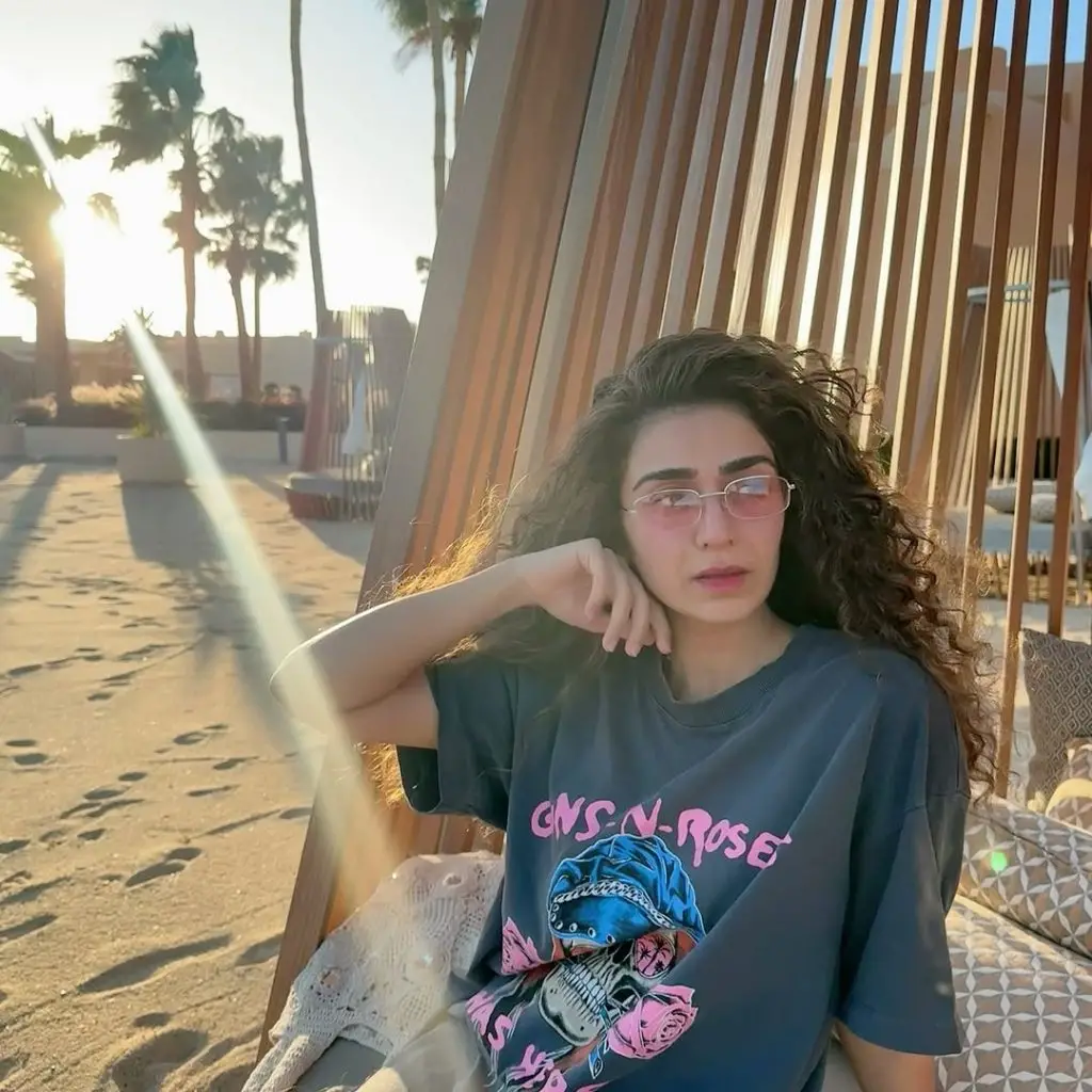 Hajra Yamin vacation in Egypt