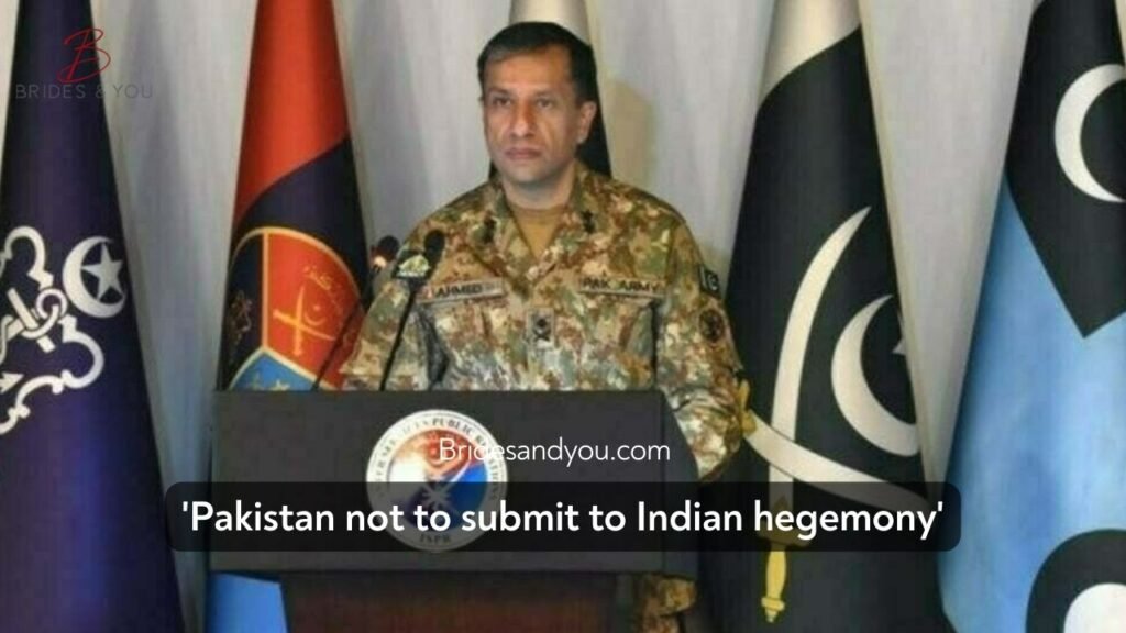 Pakistan will never submit to Indian hegemony